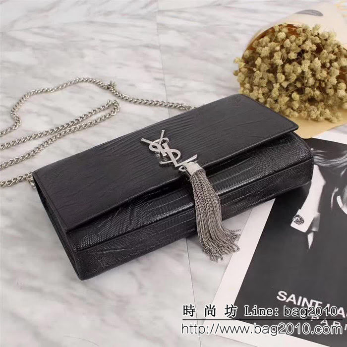 YSL聖羅蘭 專櫃品質 蜥蜴紋牛皮鏈條挎包 26814 YAS1171
